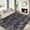 Black, variant on Garvee Area Rug 9'x12' Washable Vintage Geometric Rug Non-Shedding Stain-Resistant Accent Rugs Home Decor, Black