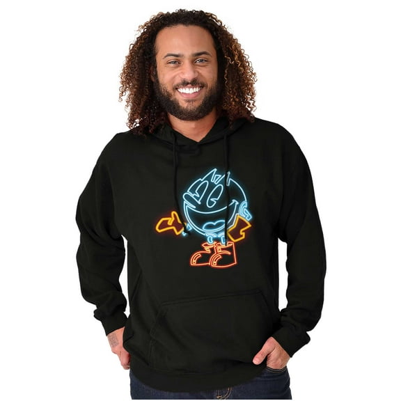 Pacman Eating Hoodie Sweatshirt Women Men Brisco Brands S