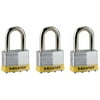 Master Lock 2 in. W Laminated Steel Double Locking Padlock Keyed Alike