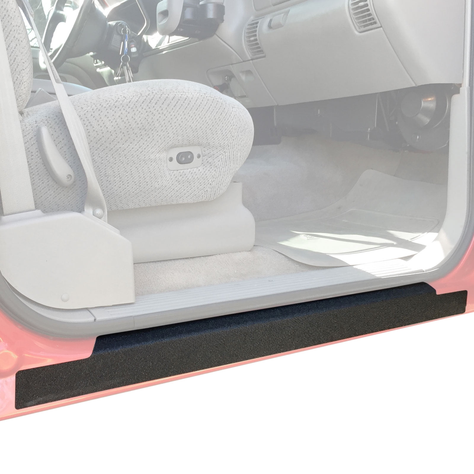 Red Hound Auto Custom Fit 1988-1998 Compatible with Chevy GMC C//K Regular Cab 2pc Kit Door Sill Entry Guards Scratch Cover Paint Protection Guard