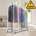 thumbnail image 3 of Perchero transparente Sorbus para ropa, 6 pies, 3 of 8