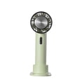 thumbnail image 2 of Mini Cooling Fan Personal Rechargeable Adjustable Portable Household Handheld Plastic Multifunctional Walking Neck Air Cooler Green, 2 of 9