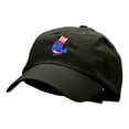 thumbnail image 2 of USA Bird Embroidered PET Spun Mesh Cap - Black OSFM, 2 of 5