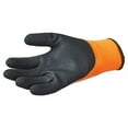 thumbnail image 4 of SAFEGEAR Nitrile Gloves 2X-Large, 3 Pairs - EN388 & ANSI Level A2 Cut-Resistant Black Foam Nitrile Gloves are Waterproof & Thermal-Lined for Cold Weather, 4 of 7