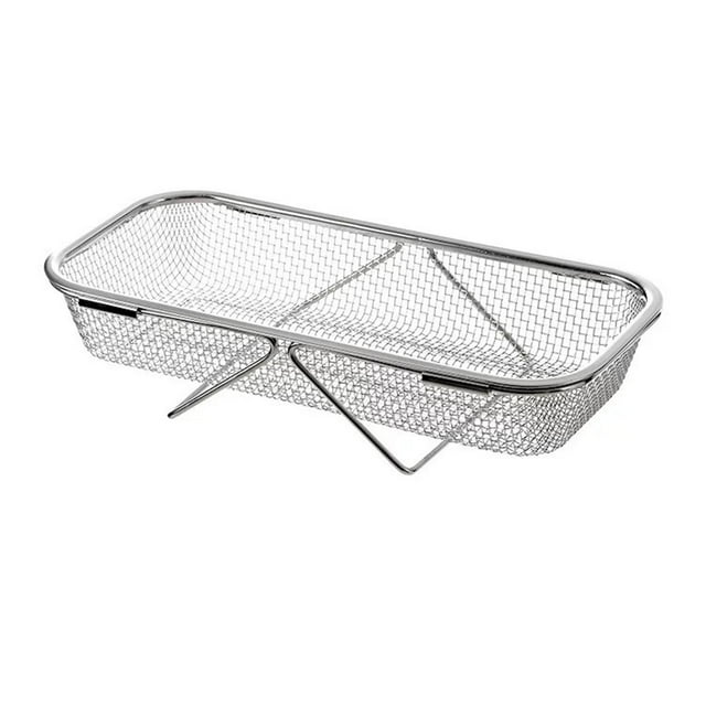Retractable Drain Rack, Stainless Steel, Expandable Sink Drying Drain Rack, Household Dishwashing Sink, Rust Avoidant, Portable