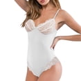 thumbnail image 1 of Intimates Women'S Lace Open Crotch Erotic Bodysuit, 1 of 4