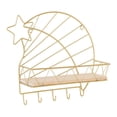 thumbnail image 1 of Estante para colgar en la pared Estante de almacenamiento de estante de alambre de hierro decorativo para el hogar Estrella Lunar Magideal Estante para colgar en la pared, 1 of 6