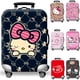 thumbnail image 2 of Funda de equipaje de Hello Kitty, Maleta de viaje gruesa y elástica, cubierta protectora contra el polvo de dibujos animados para equipaje de 18-28 pulgadas, 2 of 4