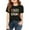 Black, variant on Kids Back to School Graphic Tees Girls Boys Short Sleeve Cotton Tops Boys First Day of School T-Shirts Tween Trendy Tops