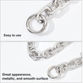 thumbnail image 4 of Alloy Bag Handle Chains Straps Handbag Wallet Replacement Chains Accessories with Clasp for DIY DIY Bag Making Chains 14.2inches, 4 of 6
