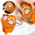 thumbnail image 1 of Cat Shaped Painting Drill Organizer Tray Portable Art Craft Storage Container With Multiple Compartments For Rhinestone Beads, 1 of 5