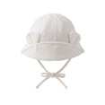 thumbnail image 7 of Paiwinds Baby Sun Hat for 0-3 Years, Cotton Muslin Bucket Hat with Bear Ears, Breathable & Comfortable Toddler Fisherman Cap for Boys & Girls, Solid Color Sun Protection Hat for Outdoor Play, 7 of 7