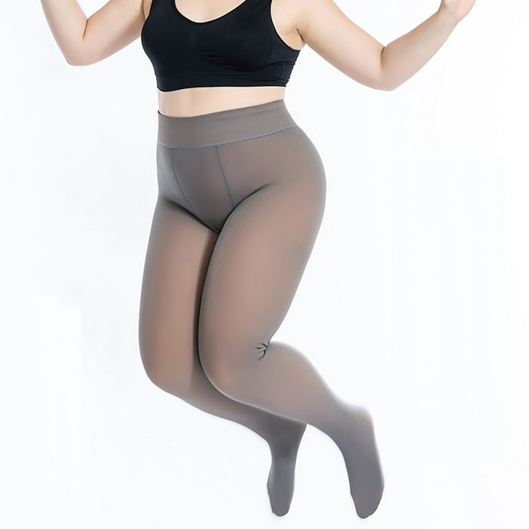 Women's Leggings High Waisted Pantyhose Fake Translucent Tights Opaque  Tummy Control Sheer Tights Seamless Yoga Pants 