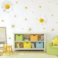 thumbnail image 4 of JUNWELL Summer Sunflower Wall Decals,Daisy Flower Wall Stickers 3D Removable Flowers Decal Floral DIY Mural for Nursery Bedroom Living Room Bathroom Kitchen Decoration, 4 of 7