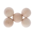 thumbnail image 2 of 5 Pcs Perles Rondes en Bois Perles d'Espacement Non Finies 60mm Perles en Vrac pour, 2 of 8