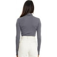 thumbnail image 3 of GHSDFBB Chandails à Col Roulé Simulé pour Femmes Manches Longues Mode Automne Basique Ajusté sous-Vêtements Thermiques Doux, 3 of 5