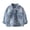 Blue, variant on Girls Flower Pattern Embroidery Denim Jackets Classic Blue Jean Jacket Girls Toddler Outerwear Casual Cute Coat