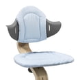 thumbnail image 1 of Cojín Stokke Nomi gris y azul reversible, lavable a máquina, 1 of 6
