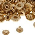 thumbnail image 4 of 30 Sets Sujetadores A Presión De Cobre De 10 Mm Popper Press Botones A Presión Para Artículos De Cuero Oro Baoblaze Botón a presión de metal, 4 of 8
