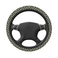 thumbnail image 3 of Daiia Skull with Dollar Steering Wheel Cover Auto Steering Wheel Covers Breathable Anti-Slip Steering Wheels Car Interior Decor Accessories for Men Women Universal 15 Inch, 3 of 8