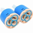 thumbnail image 2 of 2 Pack Ceramic Replacement Faucet Cartridge for Kitchen Water Mixer Tap - 35mm, 2 of 5