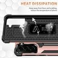 thumbnail image 3 of Samsung Galaxy S21 FE Case, Rosebono Hybrid Slim Colorful Armor Shockproof Impact Resistant Protective Cover Case With Kickstand For Samsung Galaxy S21 FE (Rose Gold), 3 of 8