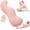 Pink, variant on Pea Pod Body Pillow S-Shaped Cooling Pillow for Side Sleepers, 3 Sizes Long Bolster Hug Pillow Side Sleeper Pillow for Back Hip Leg Support Sleep Washable Cover