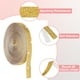 thumbnail image 3 of Rollo de cinta de cristal de strass, 5 filas de tiras de cristal autoadhesivas de 4 yardas en oro, 3 of 6