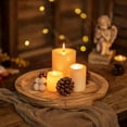 thumbnail image 6 of Hanobe Wooden Serving Tray:Rustic Decorative Tray Farmhouse Candle Holder Trays Centerpiece for Coffee Table, 6 of 8