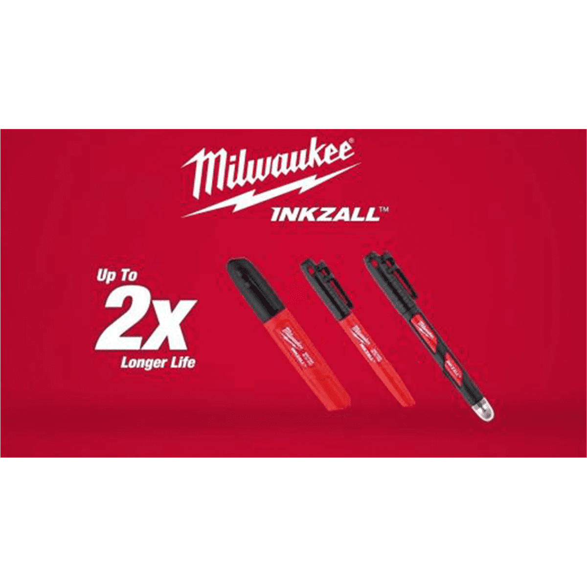 Milwaukee Tool INKZALL Black Fine Point Marker