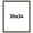 Balcoca Black Bamboo, variant on 30x34 Frame Black Feather Payton Ornate Solid Wood Picture Frame Width 1.75 Inches | Interior Depth
