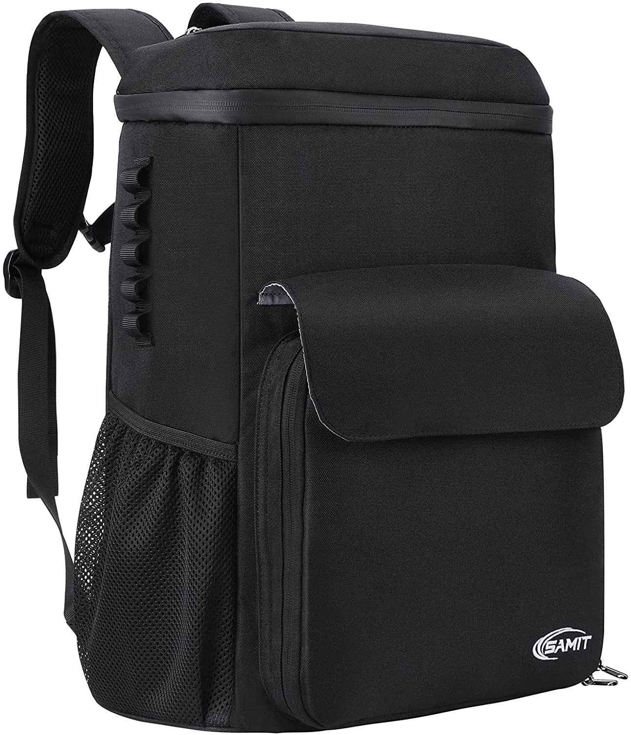 DAUSROOB Insulated Cooler Backpack Leakproof Double Deck Cooler Bag Lightweight Soft Lunch Backpack