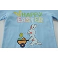 thumbnail image 3 of POPTEM Boys Easter Day T-Shirt Bunny Graphic Tee Short Sleeve Tops Blue 6T, 3 of 6