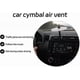 thumbnail image 2 of Car Cymbal Air Vent Mini Drum Crash Cymbal For Car Vent, 360Degree Adjustable Dashboard Drum for Music Lovers (Gold), 2 of 5
