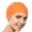 Orange, variant on Beemo Swim Bathing Caps for Women/Girls Retro Style Latex with Embossed Flower Pattern Ornament Swimming Hat Long & Short Hair - Yellow