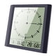 thumbnail image 1 of Terminación digital Humedad Meter Dormitorio Oficina Termómetro Higrómetro Higrómetro Reloj Batería Alarma Plástico Simple Estilo Vogacara HA011255-00B, 1 of 7