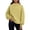 Yellow, variant on hoksml Cozy Women's Mock Neck Pullover Sweatshirt, Oversized Long Sleeve Loose Top for Daily Loungewear