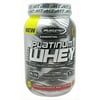 MuscleTech 100% Platinum Whey, Strawberries and Cream, 2 LB