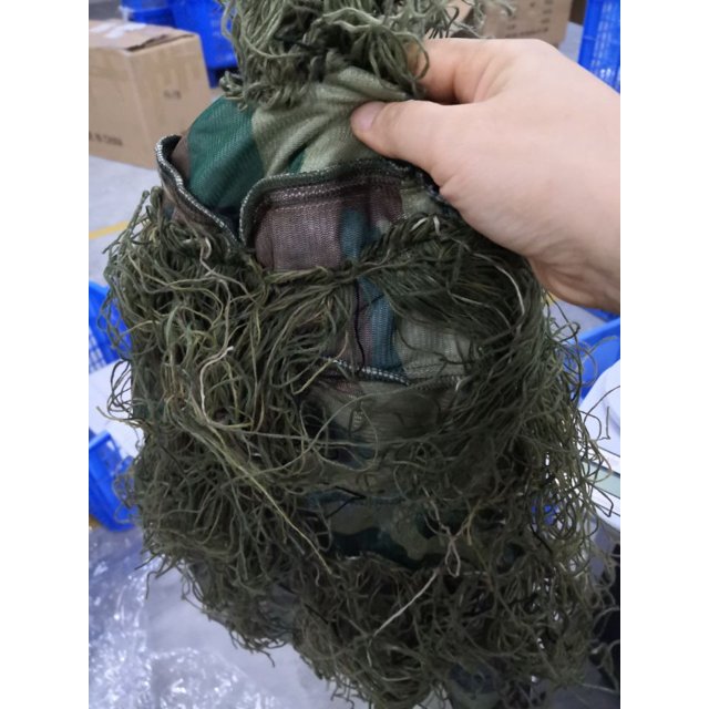 Agiferg 5 In 1 Ghillie Suit, 3D Camouflage Hunting Apparel Including Jacket, Pants, Hood, Carry Bag