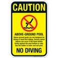 thumbnail image 1 of No Diving Sign, Pool Sign,, 1 of 1