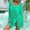 Green, variant on Aloohaidyvio Womens Swimsuit Cover Up Dresses V Neck Cap Sleeve Plus Size Bikini Swimwear Bathing Suit 2025