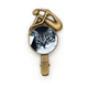 thumbnail image 1 of Animal Cool Gray Cat fotografía Broche broche broche broche Metal retro, 1 of 3