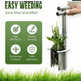 thumbnail image 3 of Bulb Planter Tool Stainless Steel, Garden Seedling Transplanter, Easy Seed & Bulb Planting Tool for Flowers, Vegetables, 3 of 7