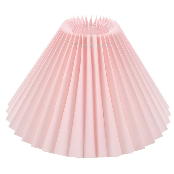 LAMIRO Home Pleated Lampshade Cloth Lampshade Cover Pleated Lamp Shades for Table Lamps