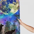 thumbnail image 3 of Orinice Wolfs Forest Full Moon Bathroom Decor Set with Hooks, Colorful Luxurious Graphic Print Polyester Fabric Fashion Shower Curtain, 100% Polyester Chic Modern Bathroom Decor, Multi-Size 36x72, 3 of 7