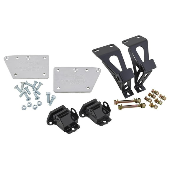 Speedway Motors 1963-1972 Chevy C10 LS Motor Mount Kit, Premium Steel and Aluminum Construction, Bolt-On Mounts, Complete Kit for LS Engine Conversion