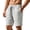 Gray, variant on Hurxie Men's Casual Shorts 7 Inch Elastic Waist Drawstring Lightweight Summer Beach Shorts with Pockets Gray,XL