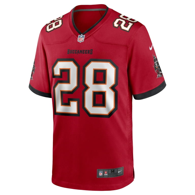 Men s Nike Leonard Fournette Red Tampa Bay Buccaneers Game Jersey Walmart