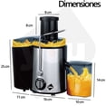 thumbnail image 2 of Extractor de jugos Automatico YOU frutas y Verduras 1000w 450ml, 2 of 8
