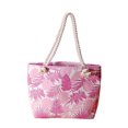 thumbnail image 2 of Bolsa Op para Playa Estampado con Hojas Rosa, 2 of 4
